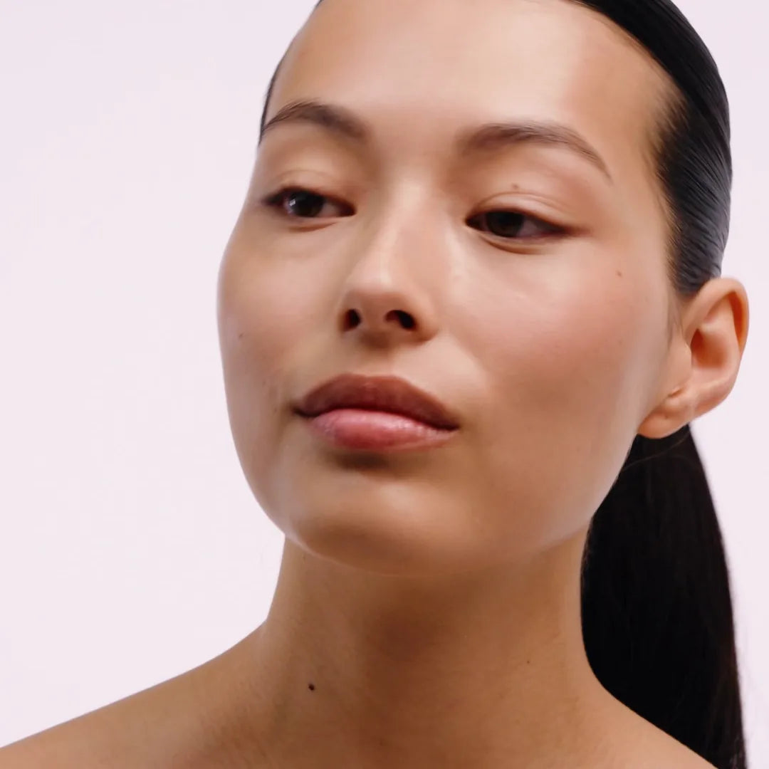 Close up of serum absorbing into the skin