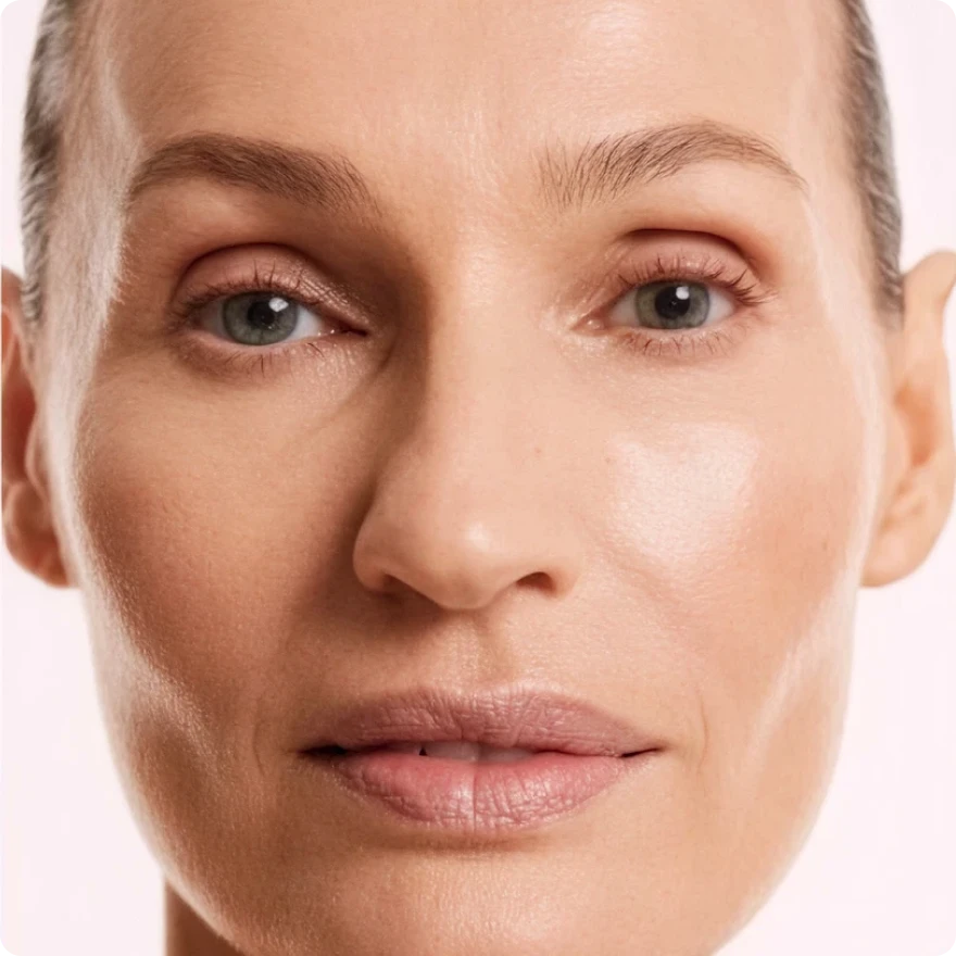 It Doesn't Settle Into Fine Lines and Wrinkles