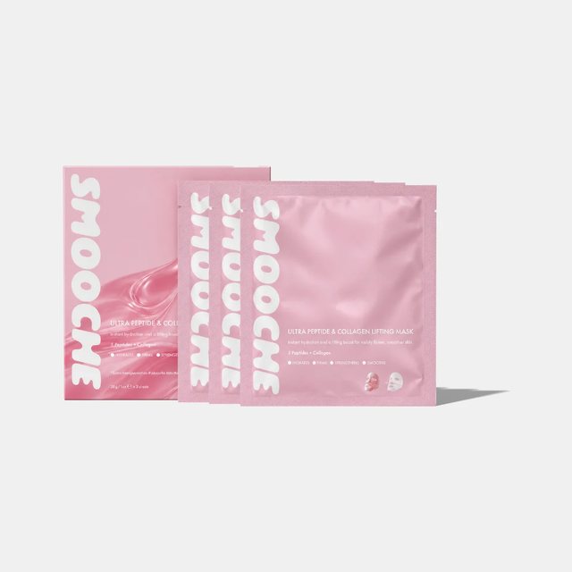 Smooche Ultra Peptide and Collagen Lifting Mask box with sheet masks